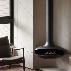 CRUISE 900mm Núcleo de alcohol <span class=keywords><strong>Estufas</strong></span> de leña decorativas modernas Chimeneas colgantes para villas europeas - Product Image 3