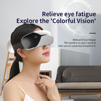 Masseur oculaire relaxant portable avec airbags, pétrissage et chaleur, masque oculaire électrique de voyage