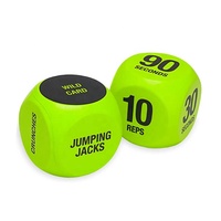 Vente en gros dés d'exercice à 6 faces en mousse PU souple balle anti-stress pour le yoga, l'entraînement et le fitness logo personnalisé disponible