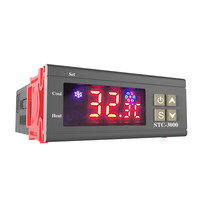 Thermostat numérique de refroidissement et de chauffage STC-3000 12V 24V 110~220V Contrôleur de température pour incubateur