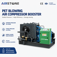 Compresseur d'air à piston haute pression Airstone Industrial 45KW 40Bar 380V 12m3/min, moteur stationnaire pour bouteilles PET