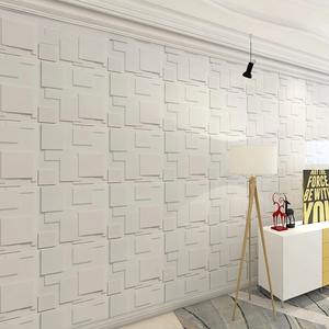 500mm * 500mm 3d panneau nouvelle tendance fond décor latte étanche panneau mural De Pared Foshan Design d'intérieur pour la décoration de la <span class=keywords><strong>maison</strong></span> - Product Image 3