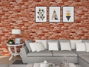 Autocollant mural 3D en PVC géométrique imperméable et insonorisant, papier peint auto-adhésif moderne pour appartement, salle à manger, restaurant, bar, hall - Product Image 4