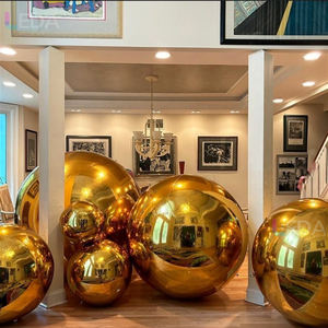 ลูกบอลพีวีซีเป่าลมสีทองขนาดยักษ์ใช้ตกแต่งคริสต์มาสสำหรับงานปาร์ตี้ - Product Image 1