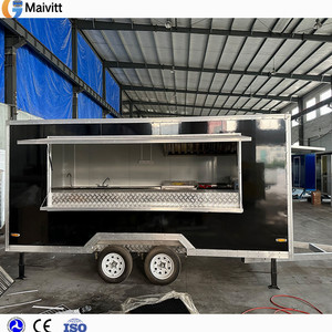 Carrello ristorante Mobile completamente attrezzato camion commerciale Fast Food Mobile Catering rimorchio con cucina completa - Product Image 3