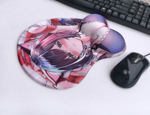 Alfombrilla de Ratón Ergonómica 3D Personalizada de <span class=keywords><strong>Anime</strong></span> con Reposamuñecas de Silicona Suave y Cómodo con Base Antideslizante de PU - Product Image 5