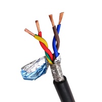 Cable de control de señal eléctrico de cobre RVVP RVV RVSP de 0.5mm, 0.75mm, 1.5mm, 2.5mm, 4mm, 6mm, 2/3/4/5/6 núcleos con blindaje