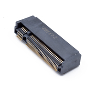 Connecteur SATA Gold Flash avec capot de protection 67 broches, à souder par traversée de trou, M.2 Key B H4.2mm, contact en alliage de cuivre, marque Topmay, neuf TOPMAY