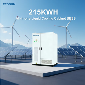 Système de stockage photovoltaïque connecté au réseau ESCOSUN Industrial BESS 100 kW 215 kWh, étanche et refroidi par air - Product Image 3
