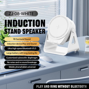 Xách tay <span class=keywords><strong>mini</strong></span> loa 360 độ xoay người giữ điện thoại RGB Loa không dây sạc nhà Loa WJ-A202 - Product Image 1