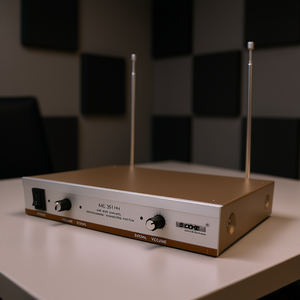 Receptor de Micrófono Inalámbrico de 2 Canales S-Core D0100H7PL6P con Control de Volumen 572-830 MHz Conector XLR - Product Image 2