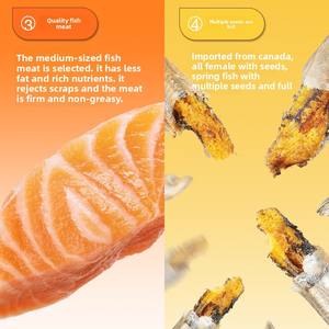 냉동 건조 닭 가슴살 다채로운 통조림 고양이 간식 애완 동물을위한 건조 식품 연어 대구 오리 무료-개를위한 건조 치킨 큐브 - Product Image 5