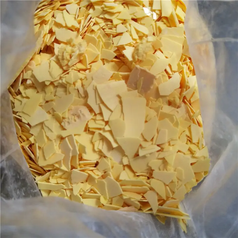 Atacado Sódio 60% 30ppm 25kg embalagem sulfureto/sulfureto amarelo e vermelho floco