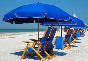 Parasol de plage personnalisé avec logo promotionnel et commercial pour activités extérieures et promotionnelles - Product Image 2