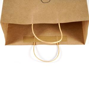 Bolsa de Papel para Compras con Logotipo Personalizado, de Marca Famosa de Lujo, a Precio Económico al por Mayor - Product Image 3