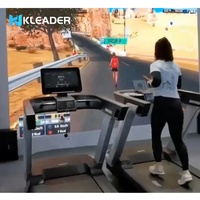Système de jeu interactif sur tapis roulant Rotation à 360 degrés vr Simulateur de marche Jeu de plate-forme de fitness Machine de réalité virtuelle 9d AR