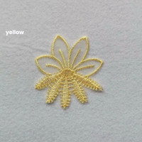 Appliques brodées florales en toile pour la décoration de jupes et de sacs