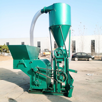 En stock Broyeur d'aliments pour bétail Machine à riz à chanvre Presse à balles rotatives Broyeur de paille de maïs