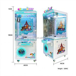 Machine à pêche de figurines personnalisée, de type boîte en bois, avec accessoires en bois et acrylique, à détection par balayage et récupération, grande taille, à monnayeur - Product Image 4