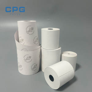 Manufacturer Wholesale CPG Eco Friendly BPA Free ISO Certified Thermal <b>Paper</b> Roll -48498 13*57 POS/ATM 80X80 Jumbo - Product Image 1