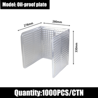 Conteneur rectangulaire réutilisable en aluminium, pliable, résistant au four, de qualité alimentaire, isolation thermique, écran anti-éclaboussures de graisse pour cuisinière à gaz