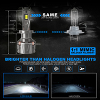 Bombillas LED Súper Brillantes T22 para Faros Delanteros de Coche, 130W, 12V, 6500K, 9005, H1, H7, H4, H11, Canbus, Luz de Conducción Impermeable IP68, Lámpara para Auto