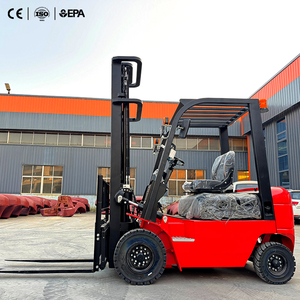 משלוח חינם מלגזות דיזל 1.5 טון כושר העמסה תורן 3 שלבים מרים הידראולי ממקם מזלגות לטיפול בנמלים - Product Image 6