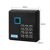 Controlador RFID de tamaño pequeño Control de acceso de una sola puerta Módulo IC/ID independiente 13,56 MHz Lector de tarjetas independiente RFID