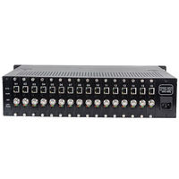 Codificador de 16 Canales 2U con Entrada SDI, H.265/H.264, Transmisión SRT 1080P 60fps, Salida Ethernet para Transmisión en Vivo