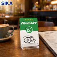 Carte de commentaires NFC personnalisée SIKA, carte de commentaires en PVC brillant, lien NFC programmable pour les commentaires et les liens sociaux