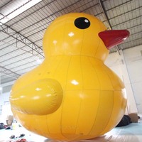 Canard gonflable de publicité jaune personnalisé canard d'eau gonflable grand canard en caoutchouc à vendre