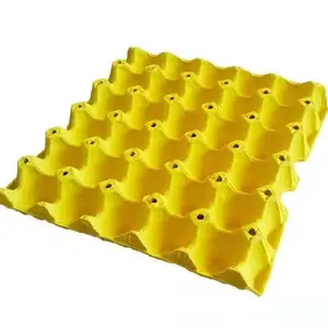 Prix oeufs de poule pâte à papier ligne de production réutilisable personnalisée boîtes d'emballage d'oeufs plateau en carton 30 plateau à oeufs