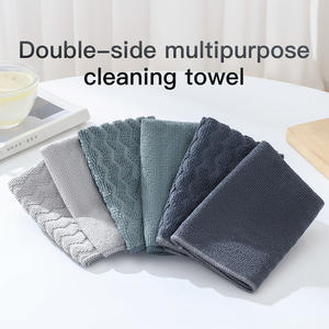 Paño de Microfibra Tejido de 300 g/m², Cuadrado, de Secado Rápido, Suave y Absorbente, Paños de Cocina Reutilizables, Lavables a Máquina - Product Image 2