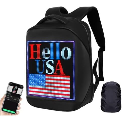Medium 21l Led Backpack With Rain Cover