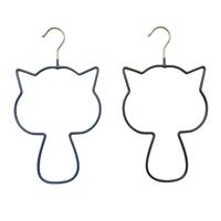 Produits personnalisés : Porte-objets en métal en forme de tête de chat pour présentoirs de magasins d'animaux de compagnie