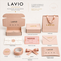 Caja de Envío de Lujo para Boutique de Marca, Tipo E Flute, con Logotipo en Dorado y Detalles UV, para Suscripciones y Negocios