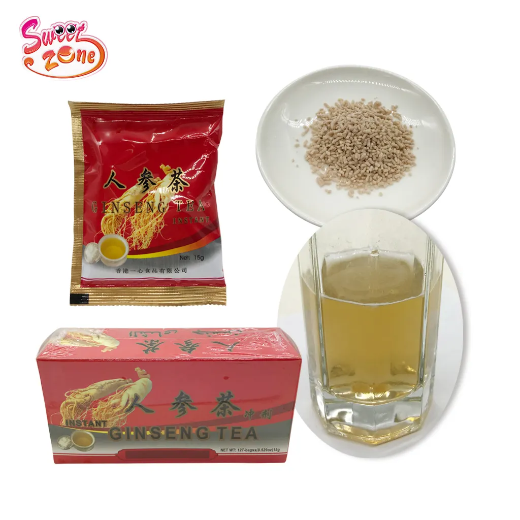 Natural saludable té de Ginseng té instantáneo en polvo
