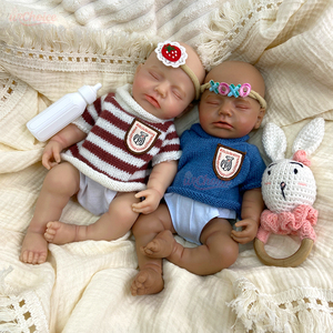 Proveedor de Muñecas Bebé Reborn Realistas Personalizadas de 12 Pulgadas, de Silicona Platino, Recién <span class=keywords><strong>Nacido</strong></span>, con Venas Pintadas a Mano, para Tiendas de Regalos - Product Image 4