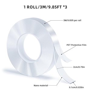 Cinta Adhesiva de <span class=keywords><strong>Tela</strong></span> Transparente de Doble Cara, Fuerte Adhesión, Cinta para Alfombras de Doble Uso, Cintas de Montaje de Alta Resistencia, Aoma, Precio de Fábrica - Product Image 6
