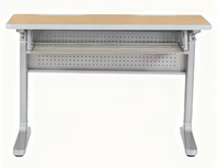 Ensembles de mobilier scolaire de haute qualité, pupitres et chaises scolaires à deux et à un seul poste pour les salles de classe