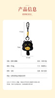 Niedliches Plüschtier Glückskatze Schlüsselanhänger 3D Weiche Flauschige Puppe Maneki Neko Glücksbringer Taschenanhänger Plüsch-Schlüsselkette