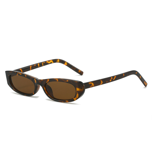 Ready to Ship Small Narrow Frame Fashion Hot Sale Cat Eye Shape Sunglasses for Men Women