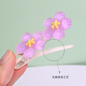 Horquilla de flores dulces para niños, pinzas para el pelo Sakura, accesorios para niñas y estudiantes, venta al por mayor, 2 uds. - Product Image 5