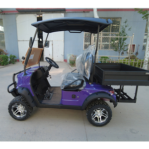 2 seats box electric with <b>bed</b> cargo golf cart - Product Image 3