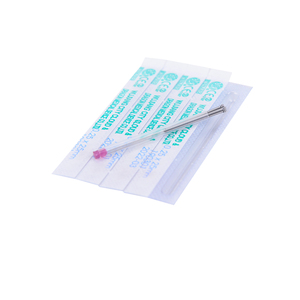 500 aiguilles d'<span class=keywords><strong>acupuncture</strong></span> en acier inoxydable avec manche, paquet de 5 aiguilles dans un tube guide - Product Image 4