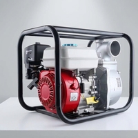 Pompe à eau auto-amorçante à essence pour l'irrigation agricole de 4 pouces, 7,5 CV, moteur à essence pour machines agricoles