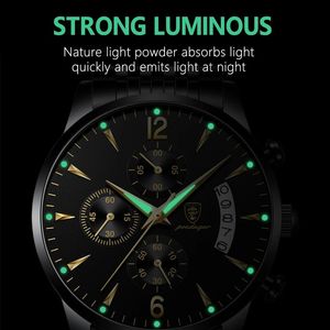 POEDAGAR 814 Montre de Sport Lumineuse Tendance pour Hommes, Étanche, à Quartz, de Luxe, pour Homme - Product Image 6