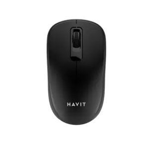 Havit MS626GT 2.4GHz Wireless Mouse Office Mouse 3 Keys Mute Mice Ergonomic Design for PC Laptop Black Mice