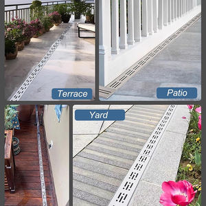 Caniveau de Drainage de Sol Professionnel en Acier Inoxydable pour Salle de Bain d'Hôtel - Product Image 6