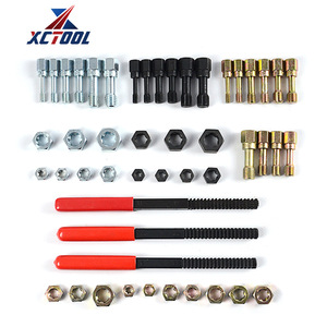 XCTOOL 49-Piece Thread Repair <b>Tool</b> <b>Set</b> 1/2 In Socket Drive Carbon Steel Auto <b>Mechanic</b> Kit - Product Image 2